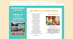 Desktop Screenshot of oakcreekschool.net